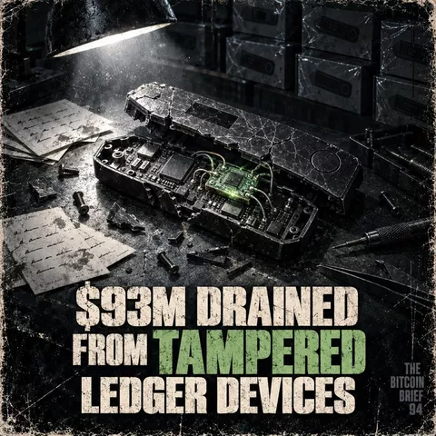 $93M Drained From Tampered Ledger Devices