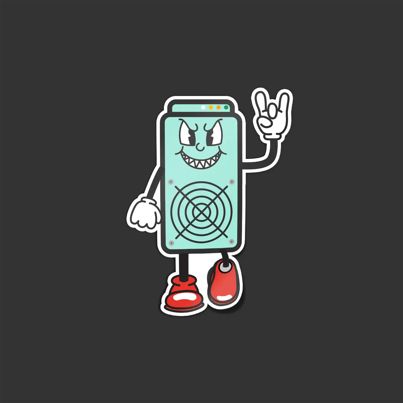 Crown Characters Sticker Pack