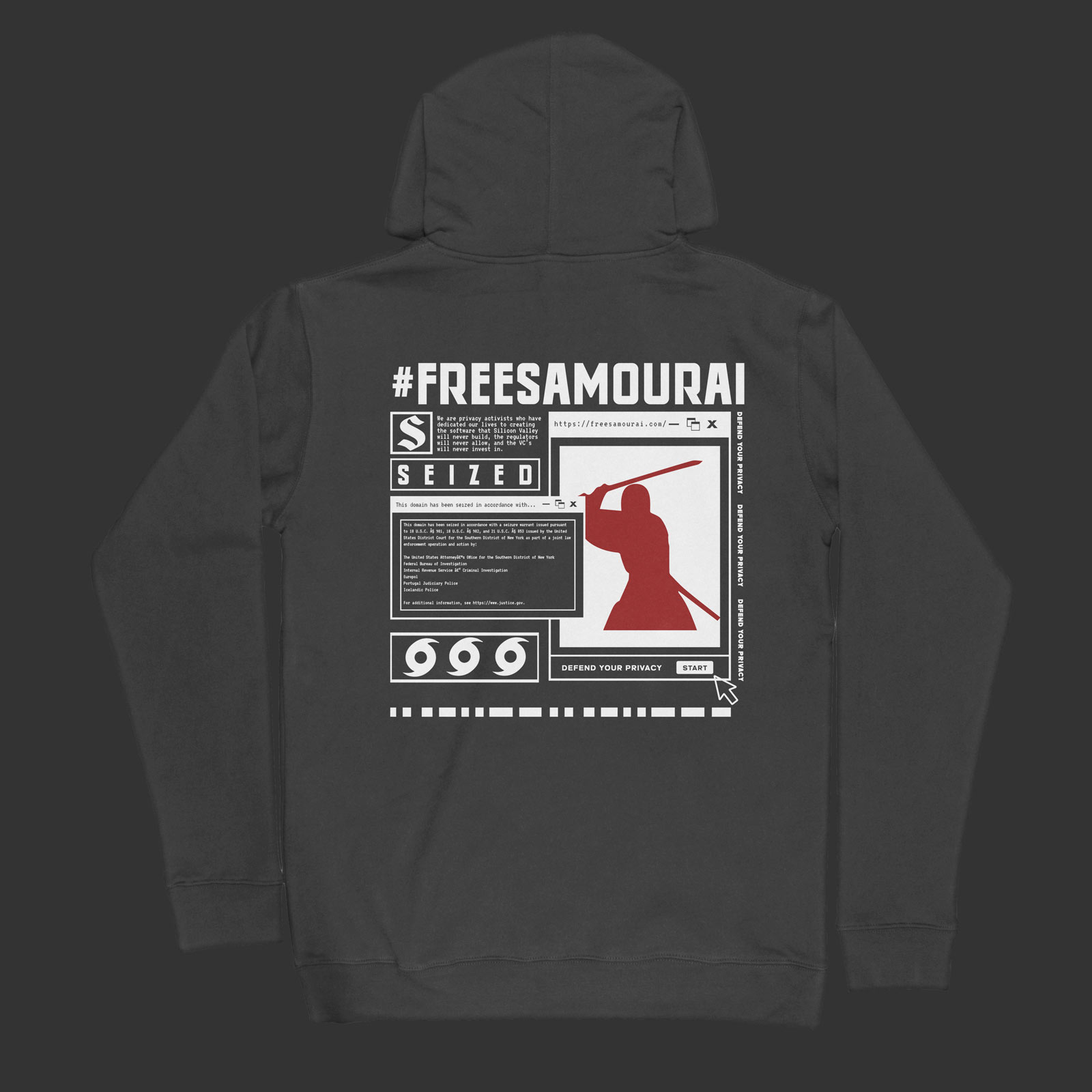Free Samourai Hoodie